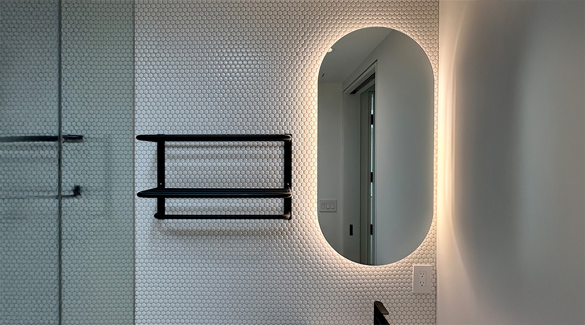 Curva Back-Lit Mirror